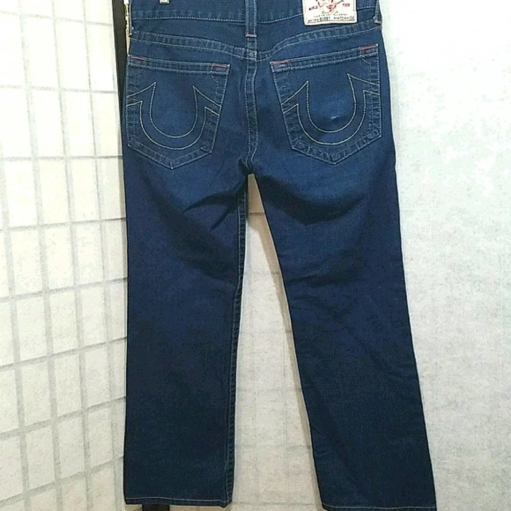True religion Bobby Straight dark Denim jeans 33W x 28L
